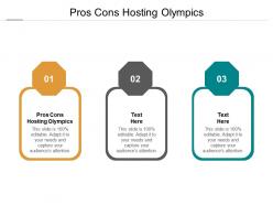 Pros cons hosting olympics ppt powerpoint presentation file inspiration cpb