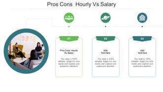Pros Cons Hourly Vs Salary Ppt Powerpoint Presentation Pictures Aids Cpb