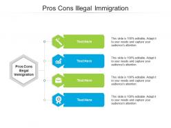 Pros cons illegal immigration ppt powerpoint presentation file example file cpb