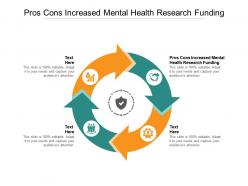 Pros cons increased mental health research funding ppt gallery layout cpb