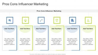 Pros Cons Influencer Marketing In Powerpoint And Google Slides Cpb