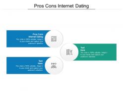 Pros cons internet dating ppt powerpoint presentation samples cpb