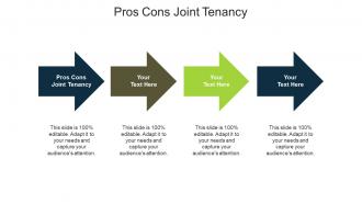 Pros cons joint tenancy ppt powerpoint presentation summary show cpb