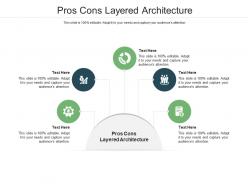 Pros cons layered architecture ppt powerpoint presentation show diagrams cpb