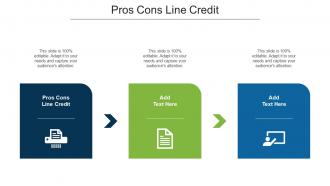 Pros Cons Line Credit Ppt Powerpoint Presentation Styles Example Topics Cpb