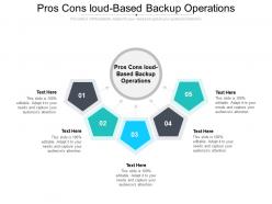 Pros cons loud based backup operations ppt powerpoint presentation deck cpb