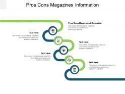 Pros cons magazines information ppt powerpoint presentation model gridlines cpb