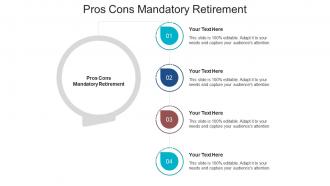 Pros cons mandatory retirement ppt powerpoint presentation professional aids cpb