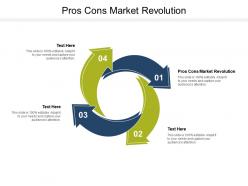 Pros cons market revolution ppt powerpoint presentation ideas portrait cpb