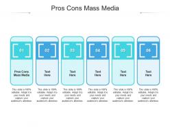 Pros cons mass media ppt powerpoint presentation gallery introduction cpb