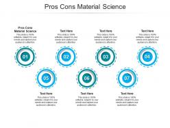 Pros cons material science ppt powerpoint presentation model slide download cpb