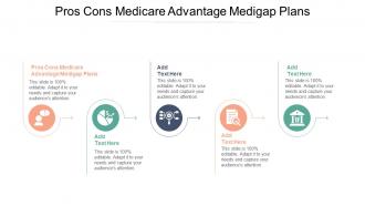 Pros Cons Medicare Advantage Medigap Plans In Powerpoint And Google Slides Cpb