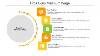 Pros cons minimum wage ppt powerpoint presentation slides skills cpb