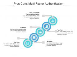 Pros cons multi factor authentication ppt powerpoint presentation pictures format cpb