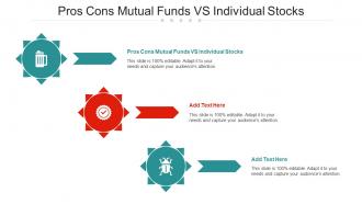 Pros Cons Mutual Funds VS Individual Stocks Ppt Powerpoint Presentation Visual Cpb