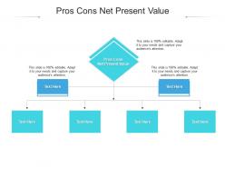 Pros cons net present value ppt powerpoint presentation infographics format ideas cpb