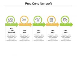 Pros cons nonprofit ppt powerpoint presentation professional infographic template cpb