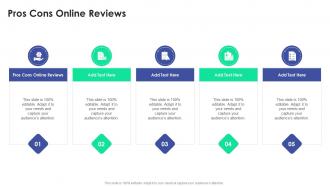 Pros Cons Online Reviews In Powerpoint And Google Slides Cpb