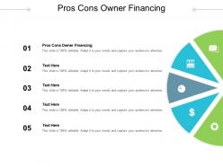 Pros cons owner financing ppt powerpoint presentation professional influencers cpb
