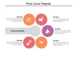 Pros cons patents ppt powerpoint presentation layouts guide cpb