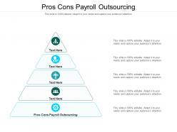 Pros cons payroll outsourcing ppt powerpoint presentation slides aids cpb