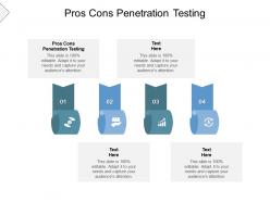 Pros cons penetration testing ppt powerpoint presentation inspiration objects cpb