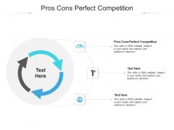 Pros cons perfect competition ppt powerpoint presentation ideas graphics download cpb