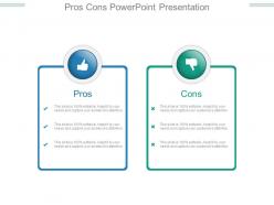 Pros cons powerpoint presentation