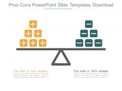 Pros cons powerpoint slide templates download