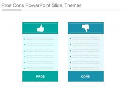 Pros cons powerpoint slide themes