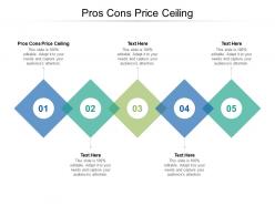 Pros cons price ceiling ppt powerpoint presentation gallery sample cpb