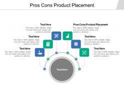 Pros cons product placement ppt powerpoint presentation infographic template slides cpb
