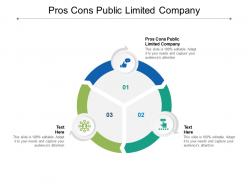 Pros cons public limited company ppt powerpoint presentation infographic template visual aids cpb