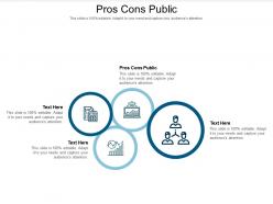 Pros cons public ppt powerpoint presentation model deck cpb