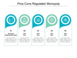 Pros cons regulated monopoly ppt powerpoint presentation gallery grid cpb