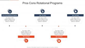 Pros Cons Rotational Programs In Powerpoint And Google Slides Cpb