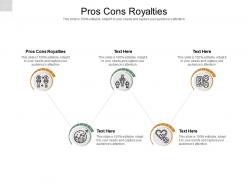 Pros cons royalties ppt powerpoint presentation styles gallery cpb