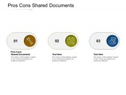 Pros cons shared documents ppt powerpoint presentation layouts background image cpb