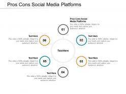 Pros cons social media platforms ppt powerpoint presentation layouts themes cpb