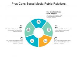 Pros cons social media public relations ppt powerpoint presentation file infographic template cpb