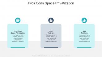 Pros Cons Space Privatization In Powerpoint And Google Slides Cpb