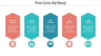 Pros Cons Sql Nosql Ppt Powerpoint Presentation Layouts Slideshow Cpb