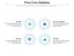 Pros cons statistics ppt powerpoint presentation pictures slide download cpb
