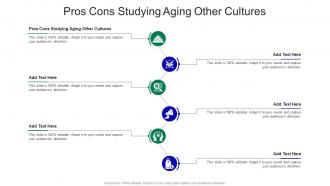Pros Cons Studying Aging Other Cultures In Powerpoint And Google Slides Cpb
