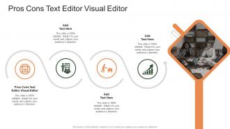Pros Cons Text Editor Visual Editor In Powerpoint And Google Slides Cpb