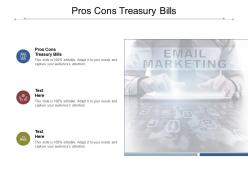 Pros cons treasury bills ppt powerpoint presentation slides clipart images cpb
