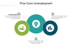 Pros cons unemployment ppt powerpoint presentation professional objects cpb