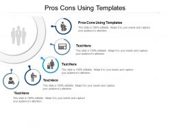 Pros cons using templates ppt powerpoint presentation outline example introduction cpb