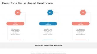 Pros Cons Value Based Healthcare In Powerpoint And Google Slides Cpb