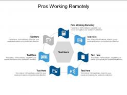 Pros working remotely ppt powerpoint presentation designs download cpb